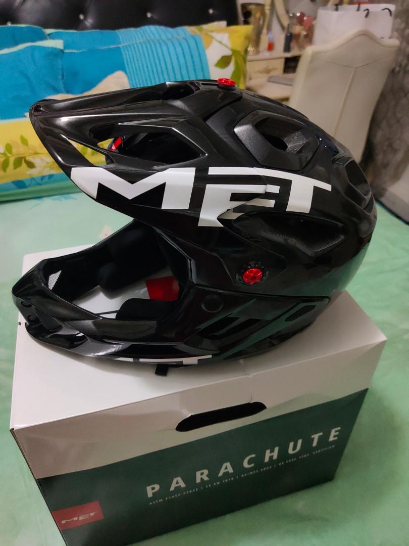 Met parachute full face mtb helmut, Sports Equipment, Bicycles & Parts ...