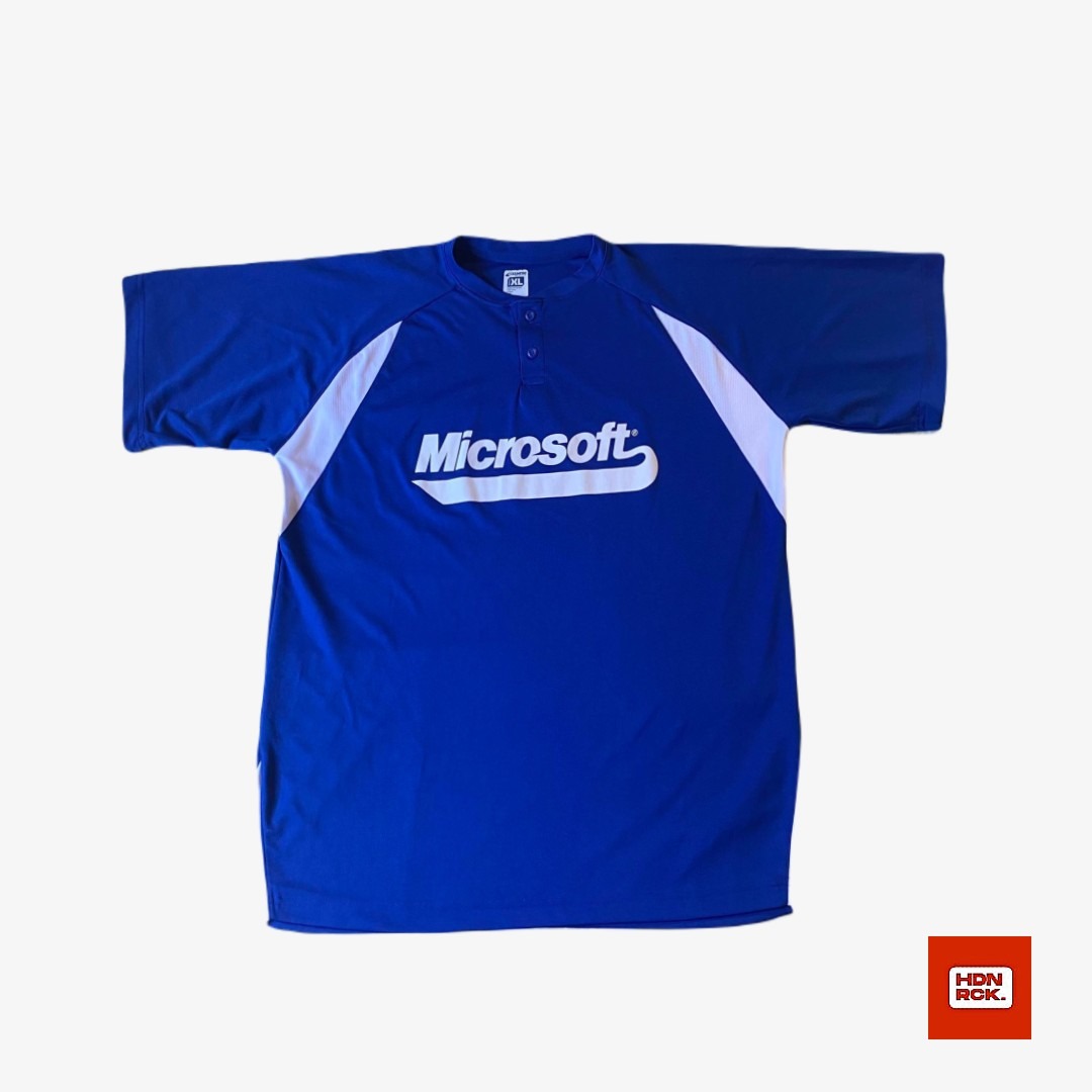 Microsoft Merch Tshirt, Men's Fashion, Tops & Sets, Tshirts & Polo