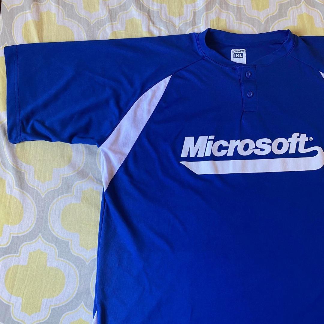 Microsoft Merch T-shirt, Men's Fashion, Tops & Sets, Tshirts & Polo ...