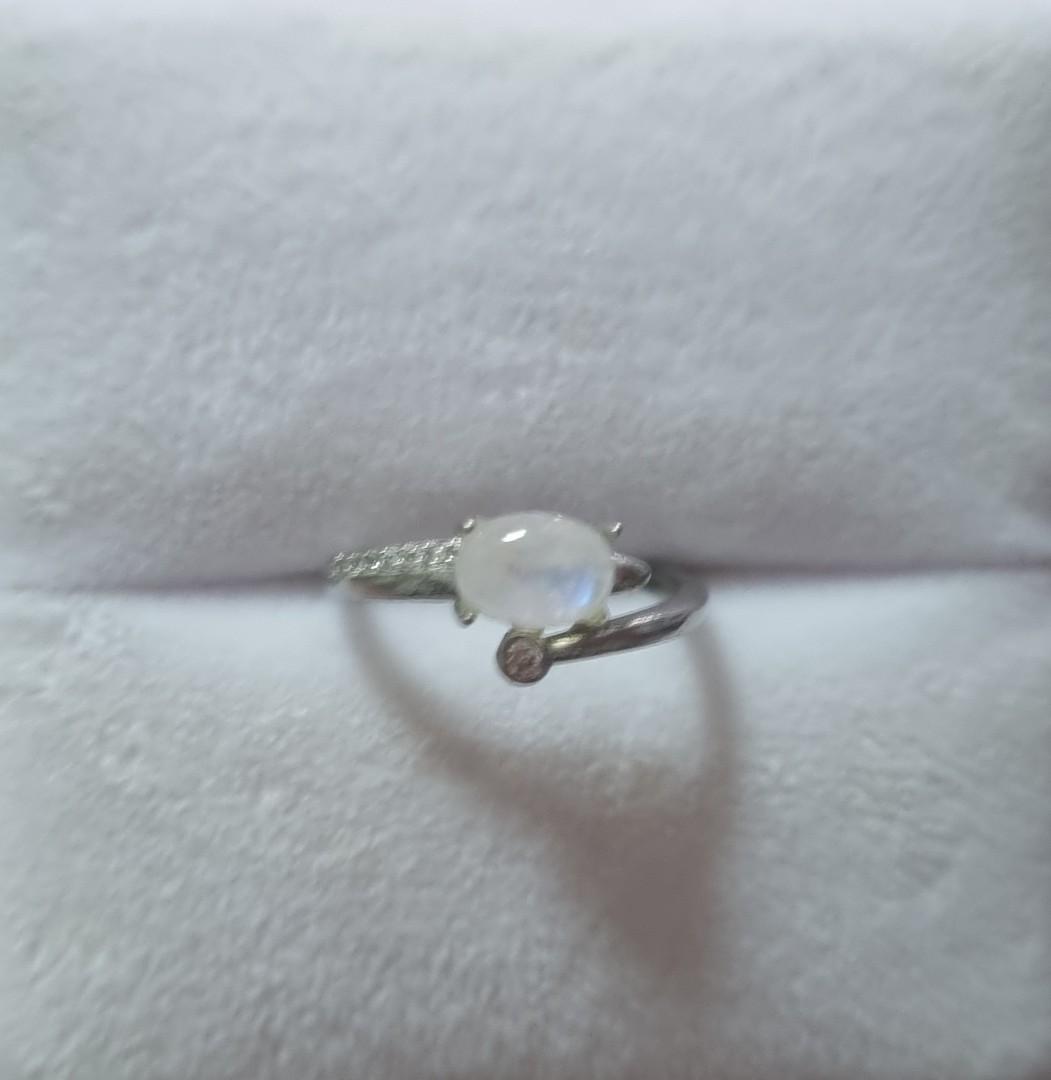 Moonstone Adjustable Ring Women s Fashion Jewelry Organisers