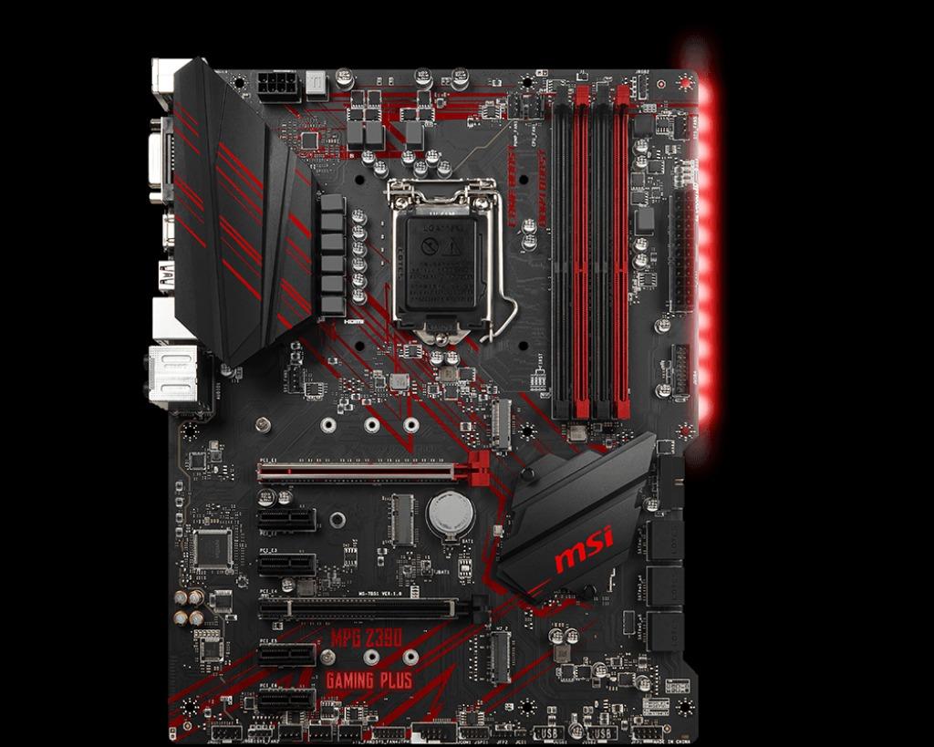 MSI MPG Z390 GAMING PLUS Motherboard, Computers & Tech, Parts