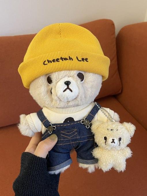 NCT マークSLOWACID × TEDDYパーカー　フーディ NCT 127 SLOWACID × TEDDYISLAND MARK teddy Hoodie gray m size