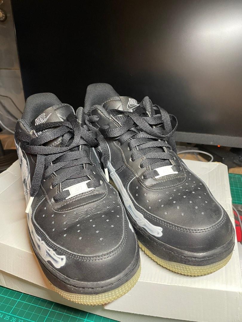 custom skeleton air force 1