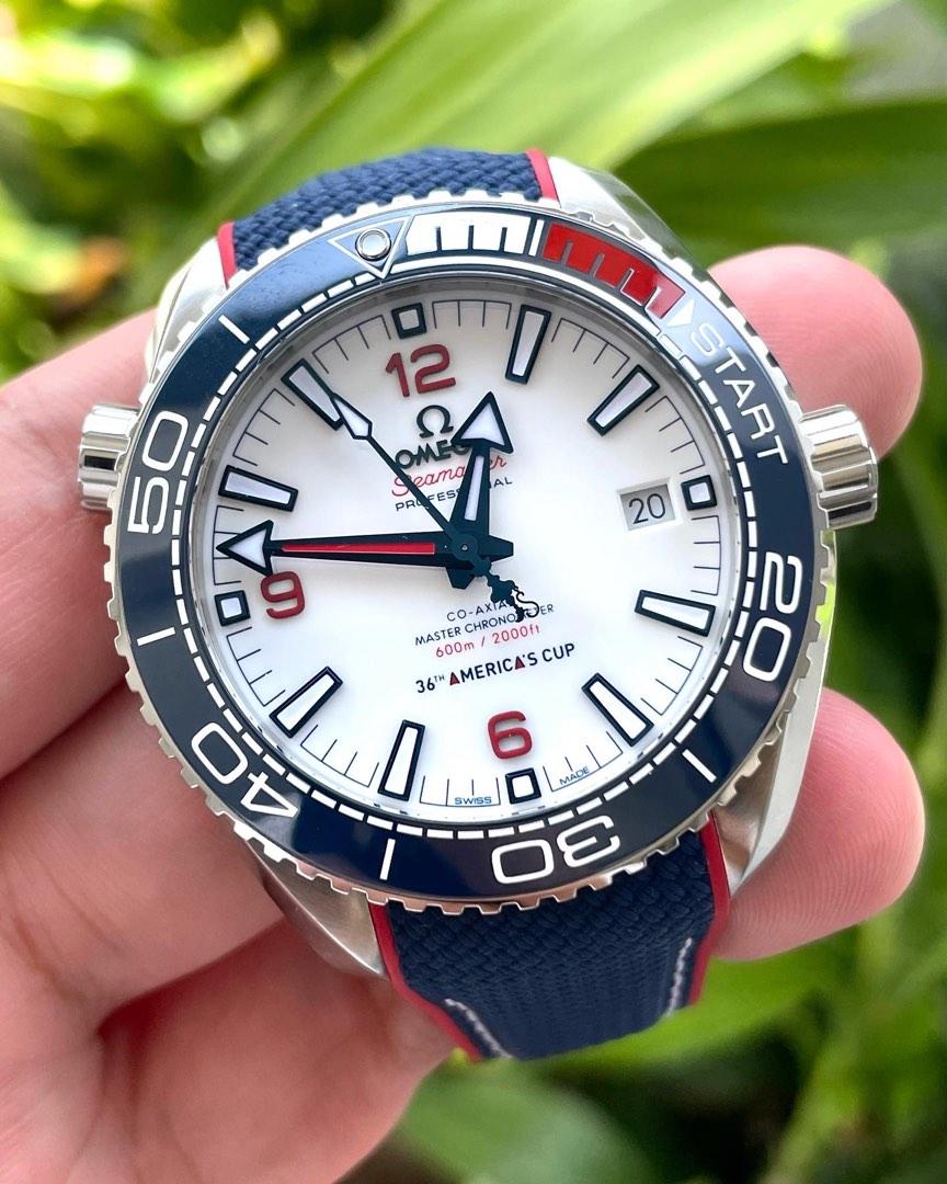 Omega Seamaster Planet Ocean 36th America's Cup PRADA, Luxury, Watches on  Carousell