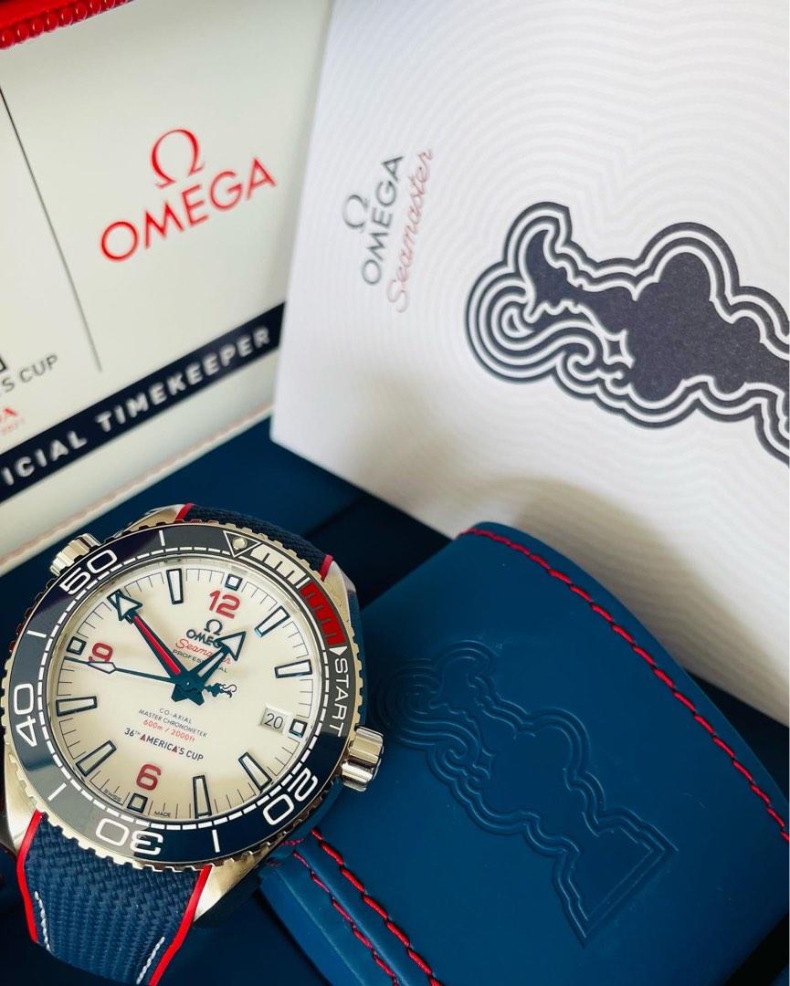 Omega Seamaster Planet Ocean 36th America's Cup PRADA, Luxury, Watches on  Carousell
