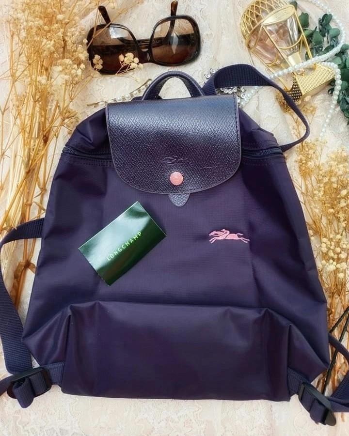 Original Longchamp Backpack Bilberry Women s Fashion Bags