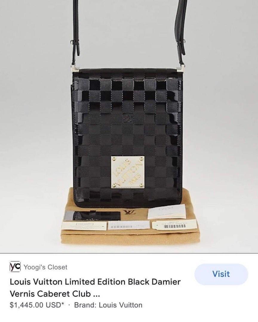 Louis Vuitton Damier Graphite Canvas Sign It Bracelet - Yoogi's Closet