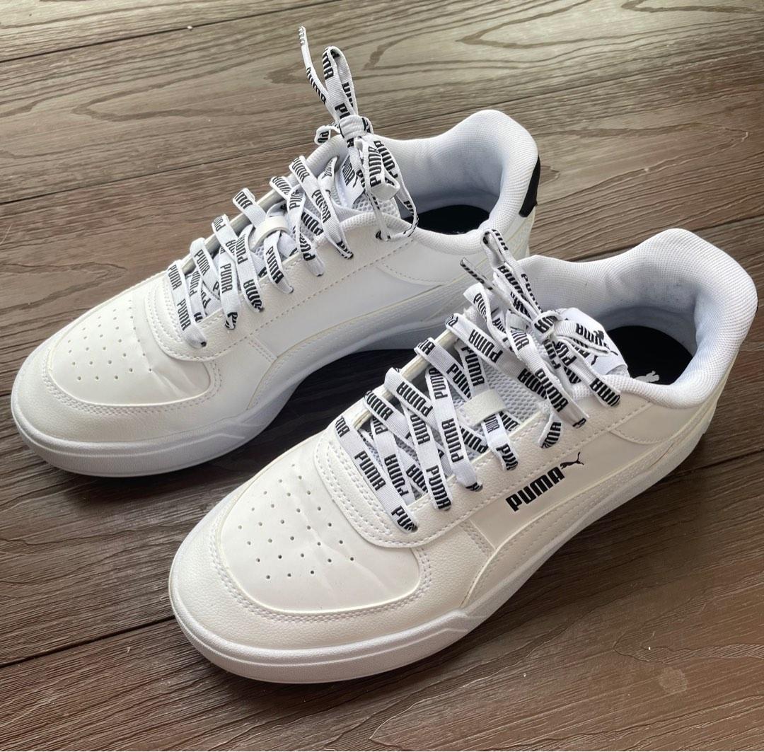 Puma court breaker bold store white sneakers