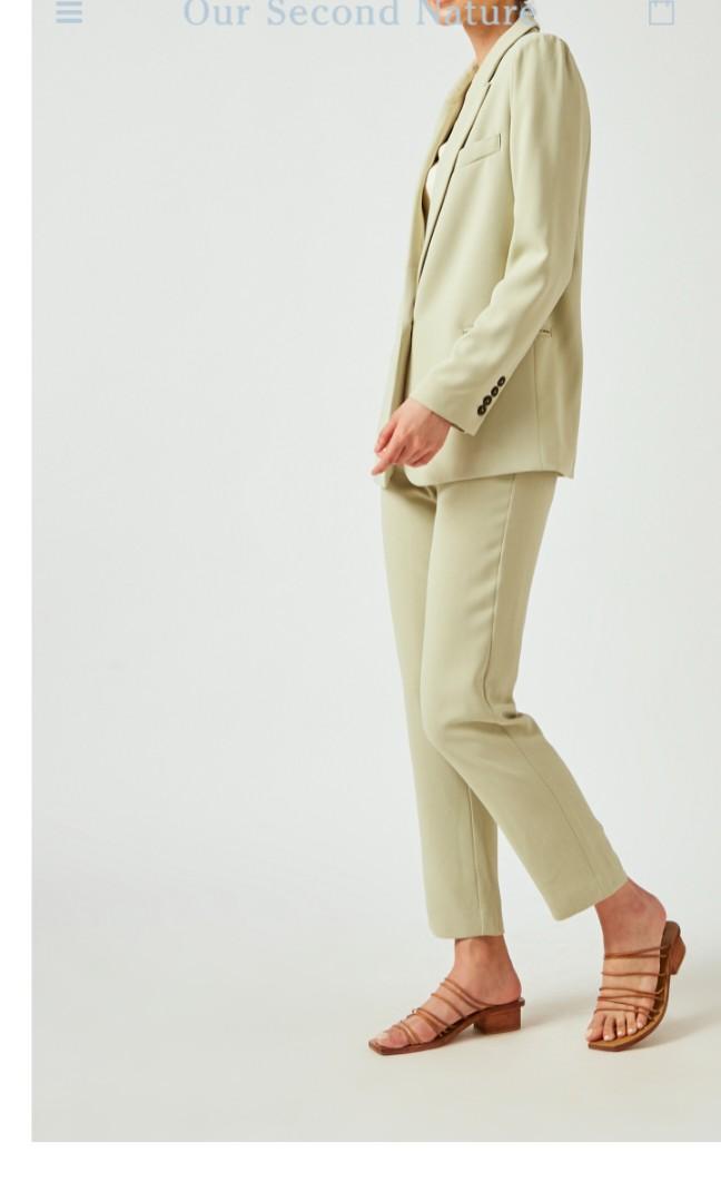 Crepe Tailored Blazer - Our Second Nature