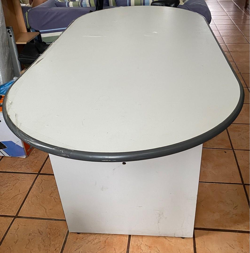 Oval office table, Furniture & Home Living, Office Furniture & Fixtures