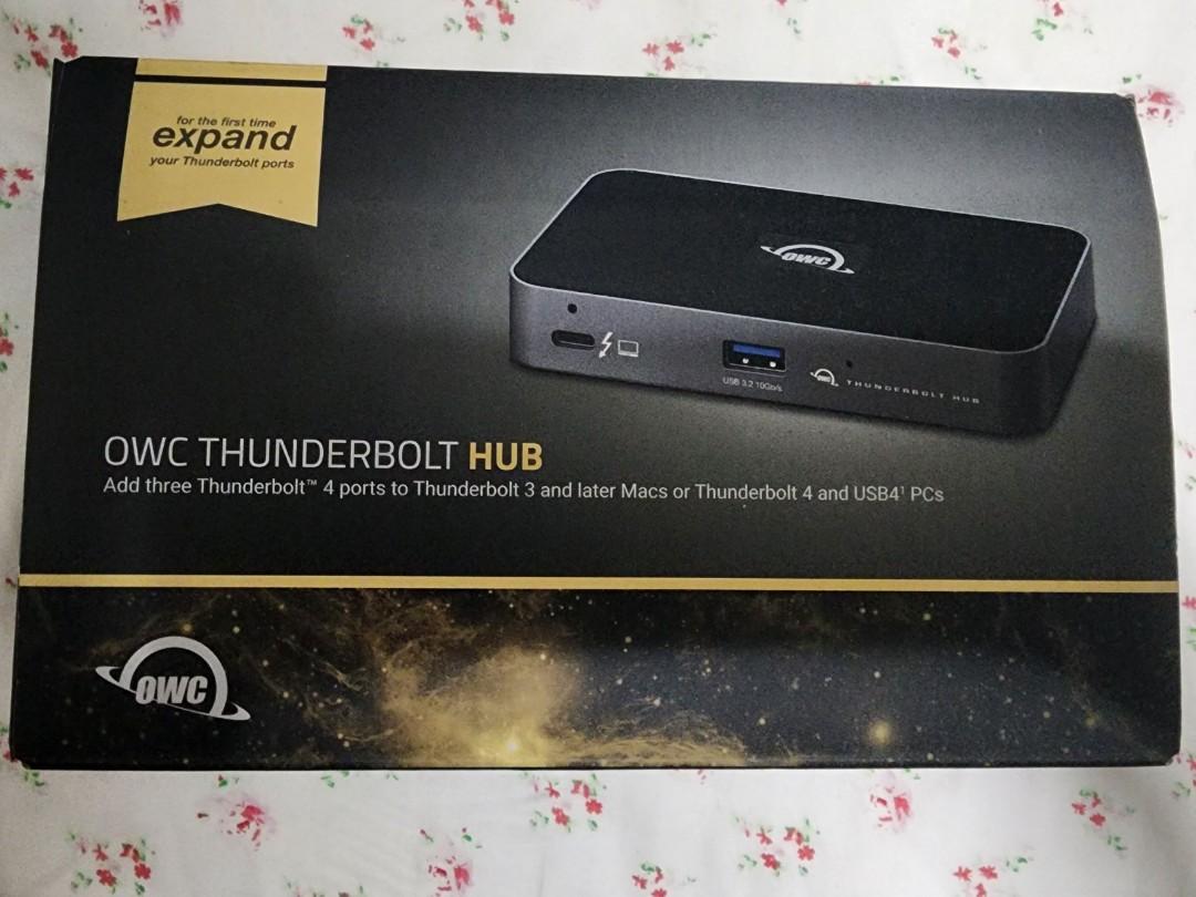Station D'Accueil Thunderbolt Hub OWC - Ports Thunderbolt 4, USB-A Pour Mac/PC | Connectivité Max