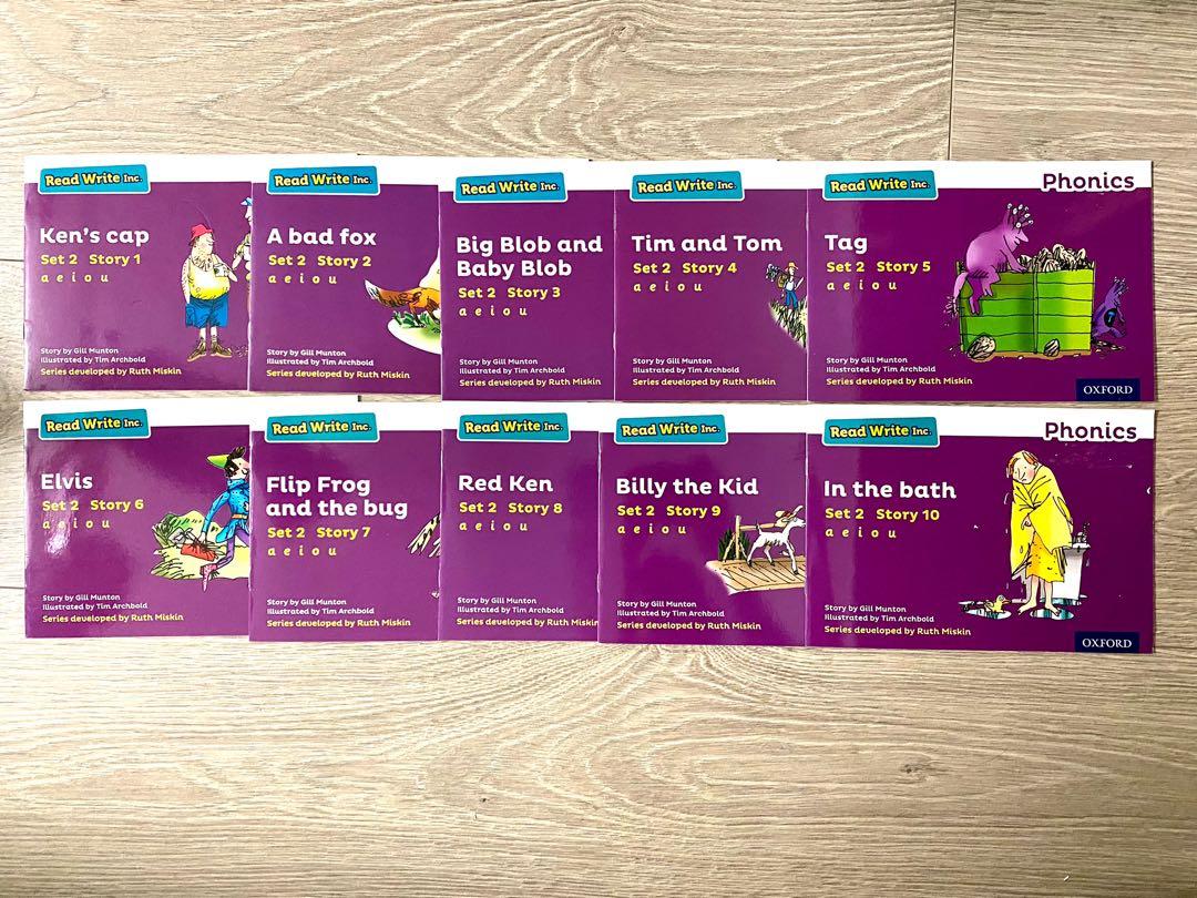 Oxford RWI Phonics Read Write Inc. Purple, 興趣及遊戲, 書本 & 文具, 小朋友書 Carousell