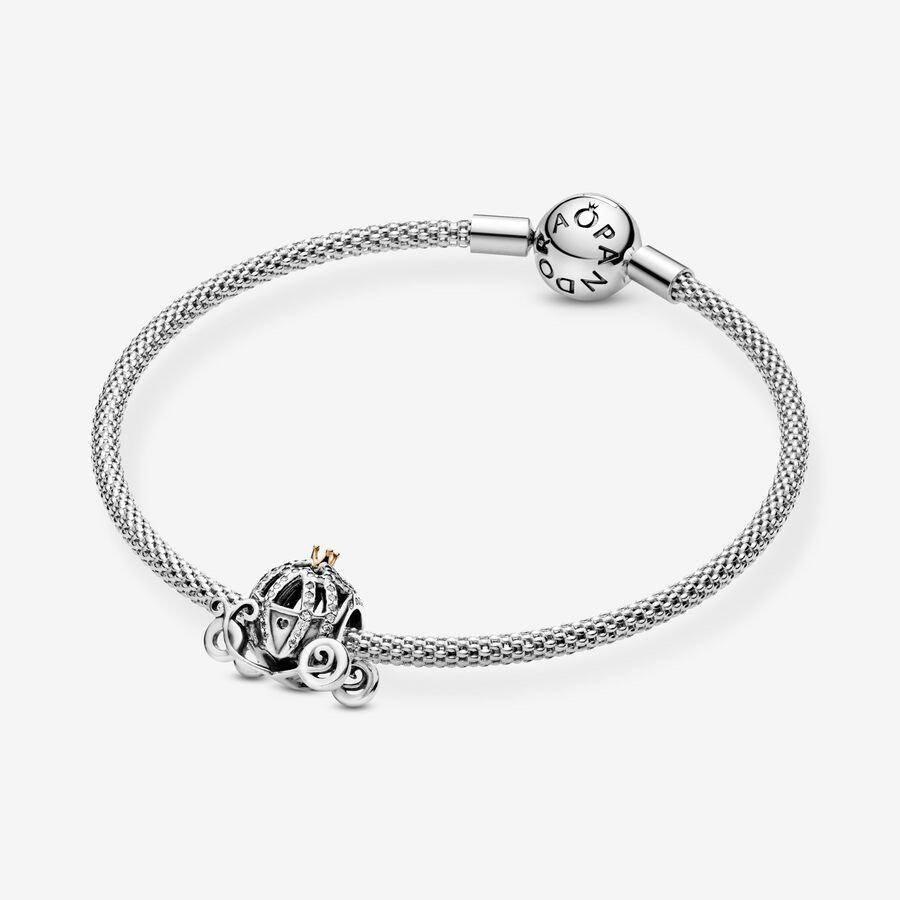 Pandora x Disney Cinderella Carriage Bracelet Charm, Women's Fashion, Jewelry & Organizers