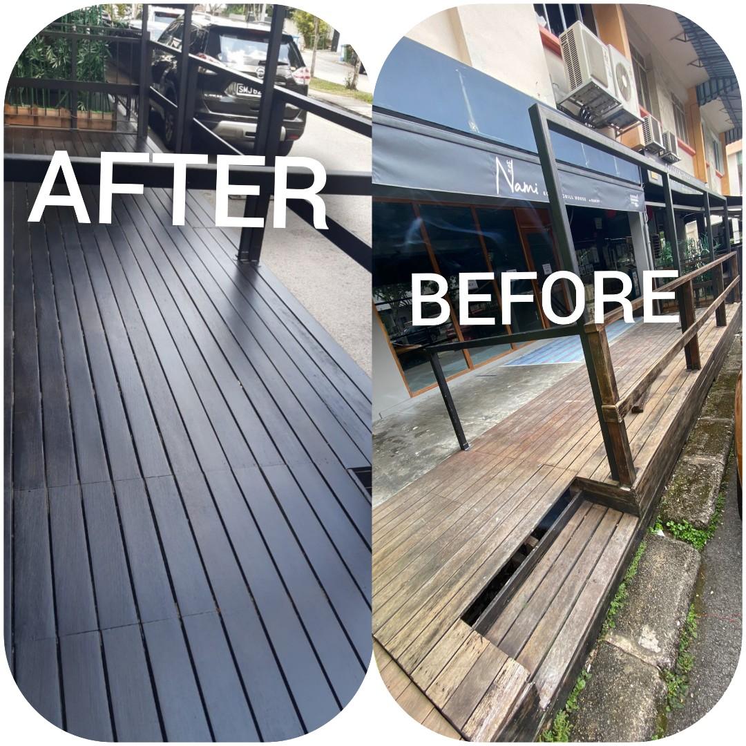 Decking Varnish parquet Varnish Decking installation Repair Wood