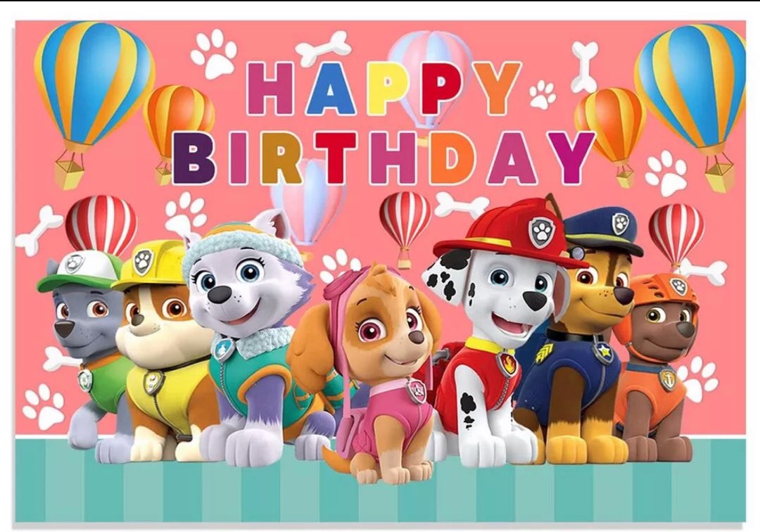 Paw patrol happy birthday 2025