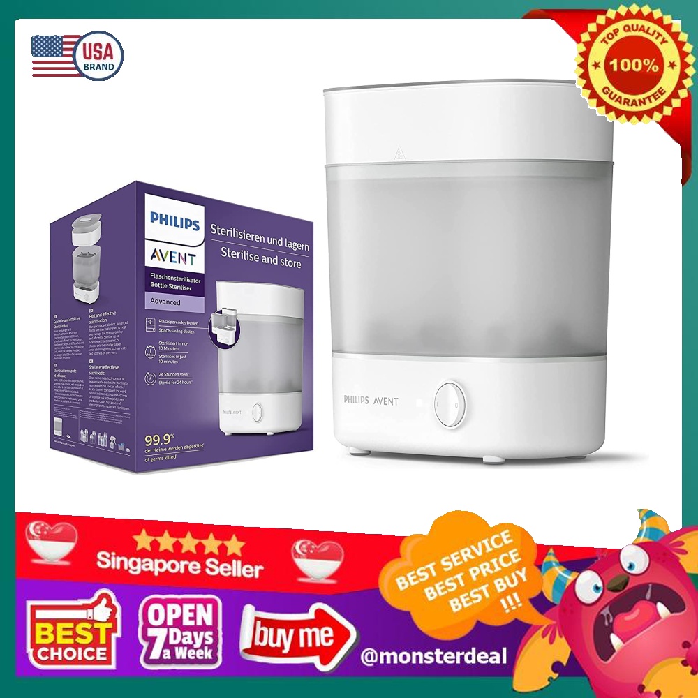 Philips Avent SCF291/01 Advanced Bottle Steam Sterilizer, Everything ...