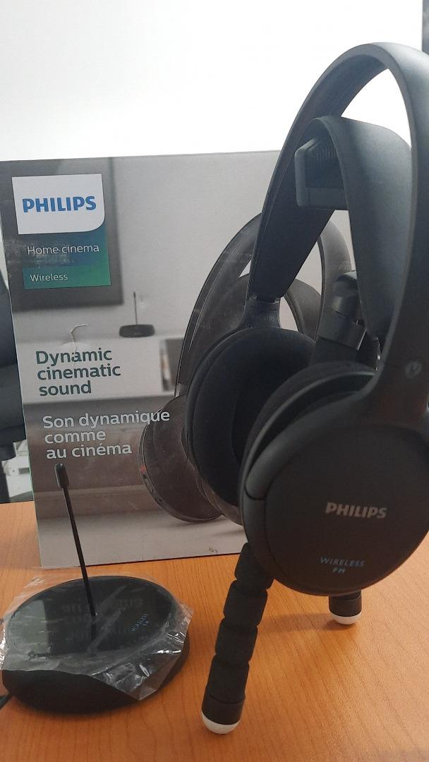 Philips Home Cinema Wireless Headphones SHC5200, Audio, Headphones