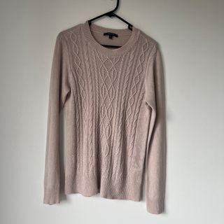 Pink knit jumper