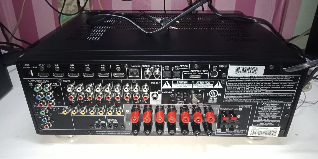 Pioneer VSX1020K HDMI 7.1 Av Receiver, Audio, Soundbars, Speakers