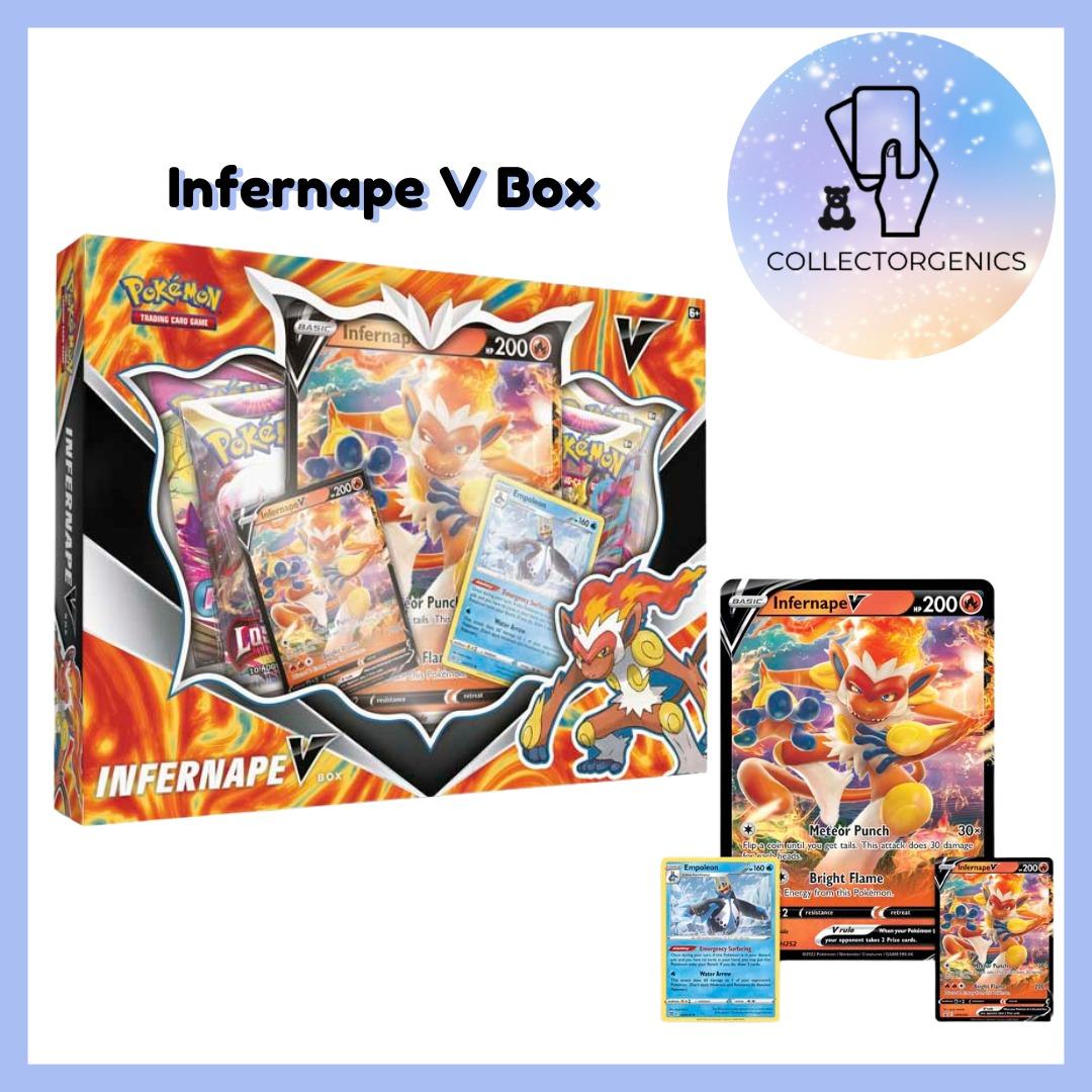 Pokemon TCG Infernape V Box, Hobbies & Toys, Toys & Games on Carousell