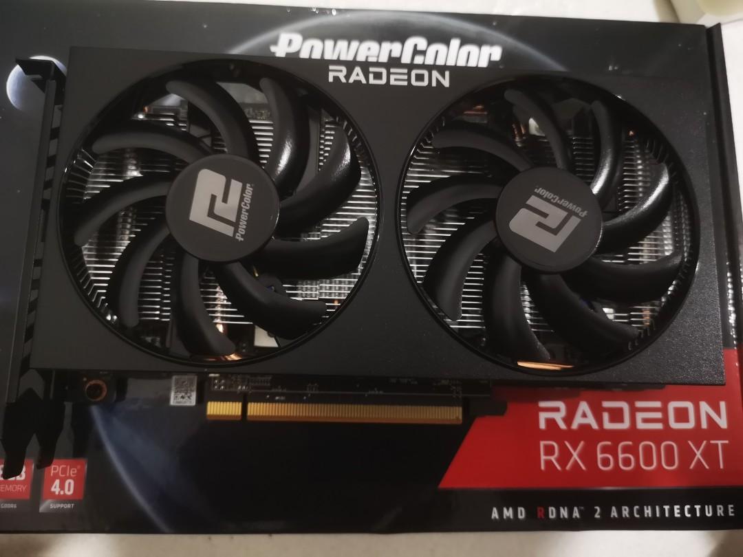 Powercolor Fighter RX 6600 XT 8GB, Computers & Tech, Parts ...
