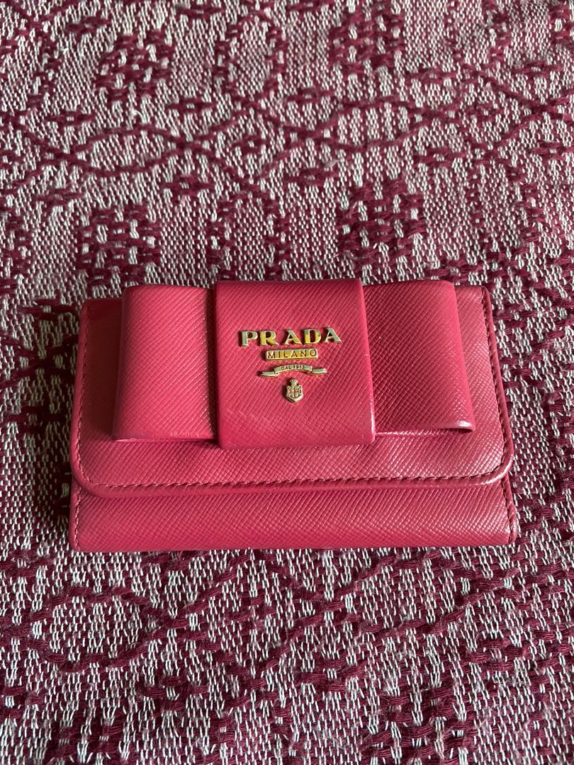 Prada key holder, Women's Fashion, Bags & Wallets, Wallets & Card
