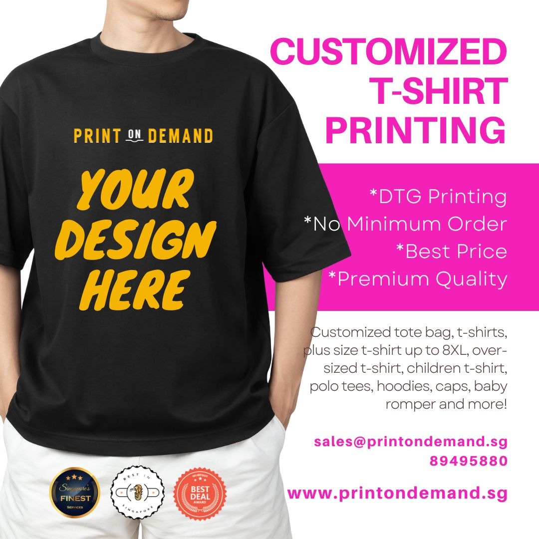 Premium Customized T-Shirt Printing With No MOQ | Totebag | Jersey ...