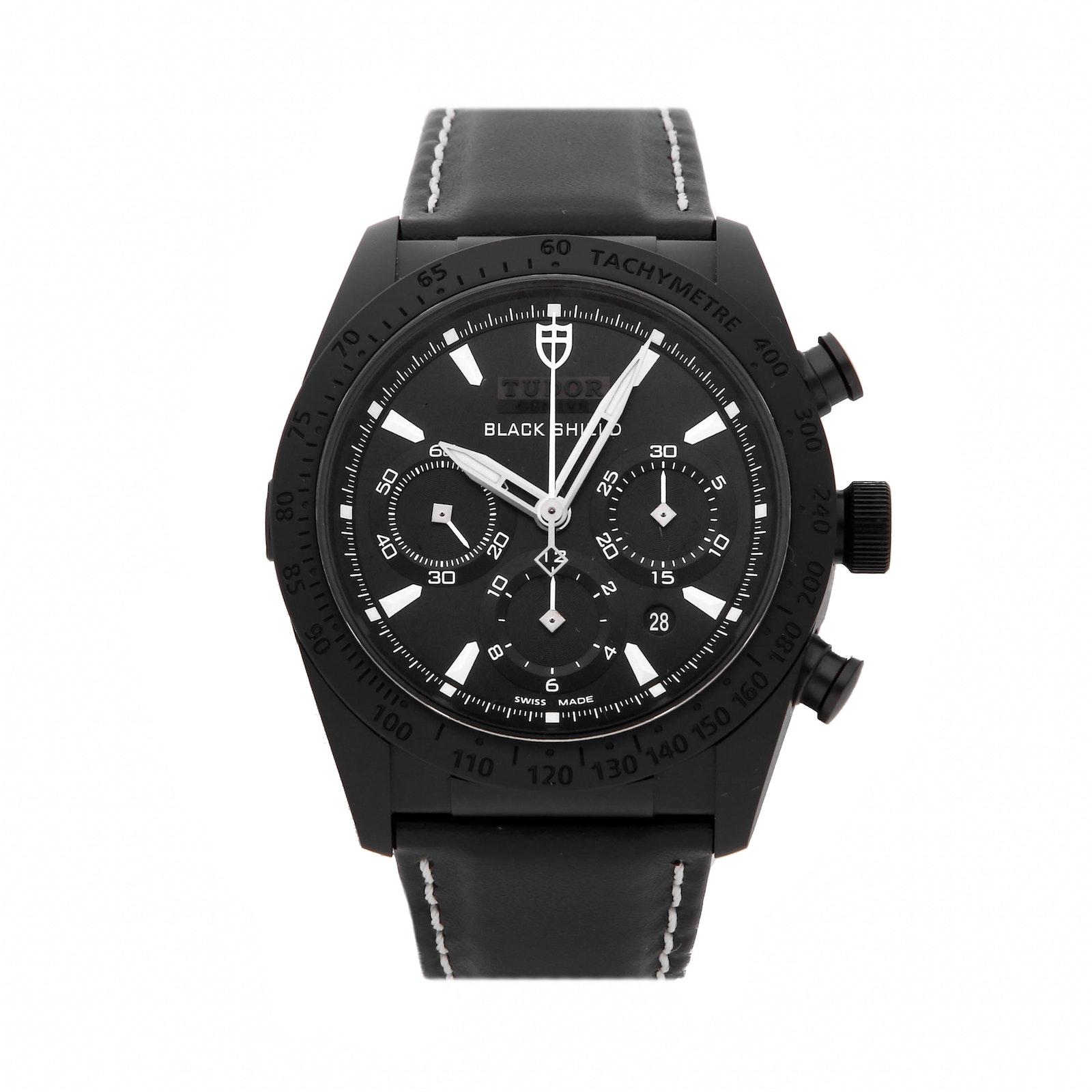 Pre Owned Tudor Fast Rider Black Shield 42000CN Luxury Watches
