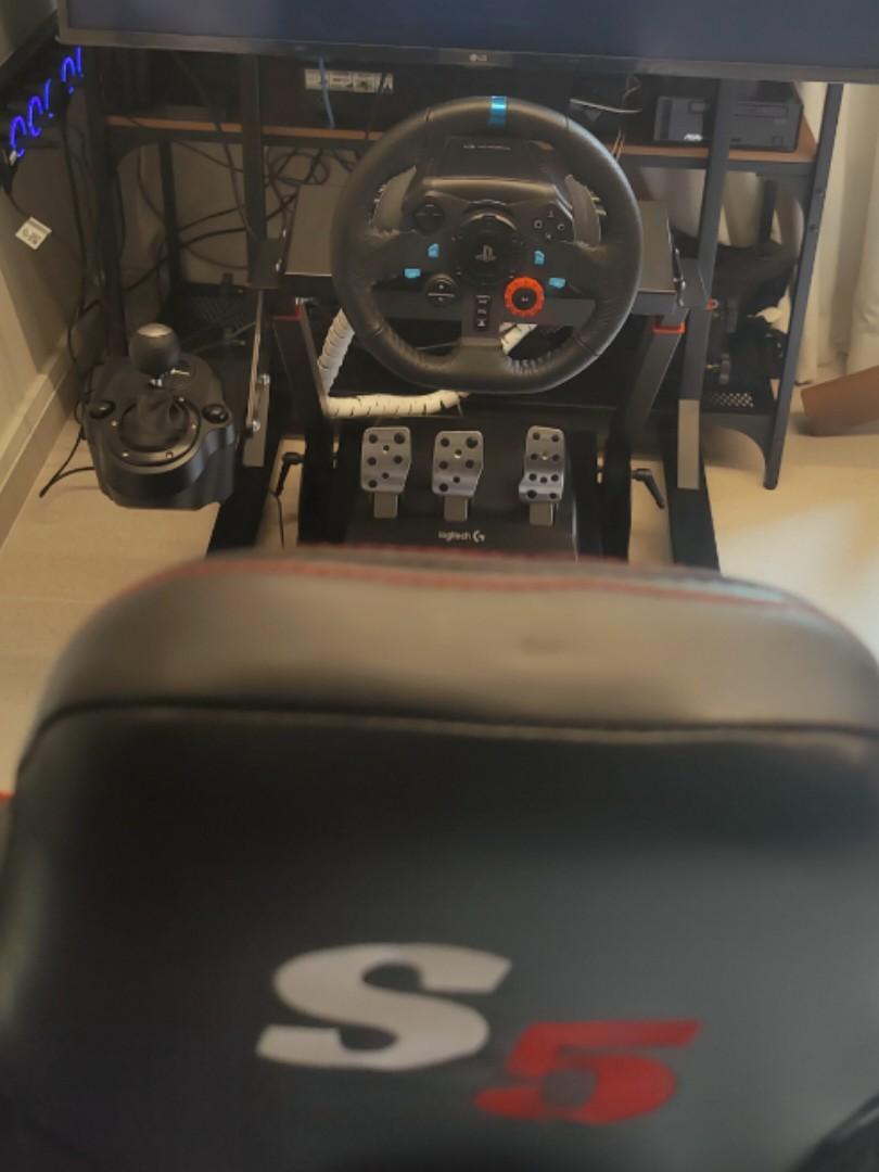 Racing Sim S5 Rig + Logitech G29 + Delivery, Video Gaming, Gaming ...