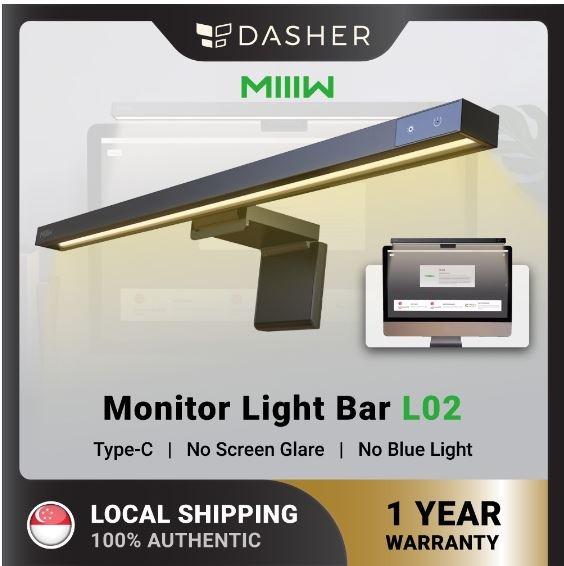 READY STOCK Xiaomi Miiiw Monitor Light Bar L02 Screen Bar for Monitor Laptop No Blue Light Eyes Protection Without Reflection USB C
