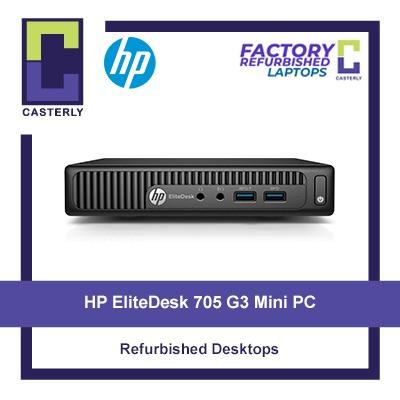 Refurbished Hp Elitedesk 705 G3 Desktop Mini Tiny Pc Amd Pro A12 8gb Ram 256gb Ssd Computers Tech Desktops On Carousell