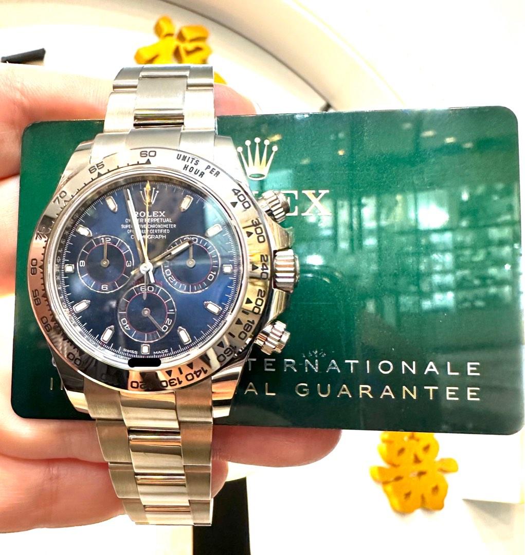 116509 Racing Rolex 116509 Daytona wg racing blue, Luxury, Watches on Carousell