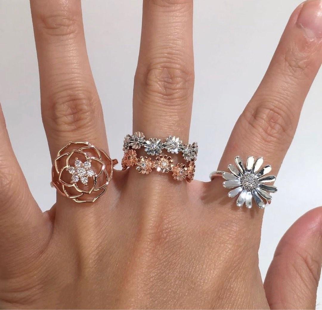 Pandora daisy statement shop ring