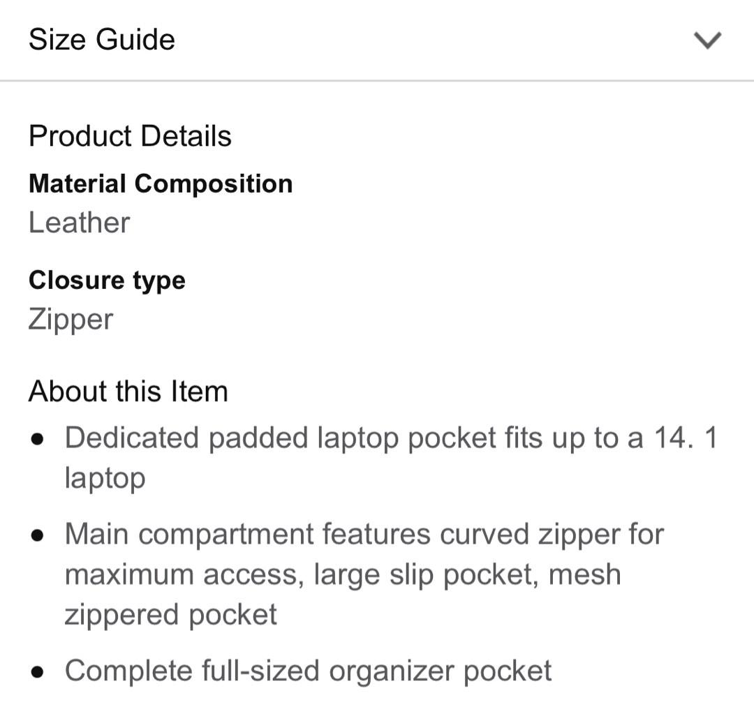 Samsonite Classic Leather Slim Backpack, Women's Fashion, Bags