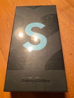 全新Samsung Galaxy S22 Ultra 512G 綠色
