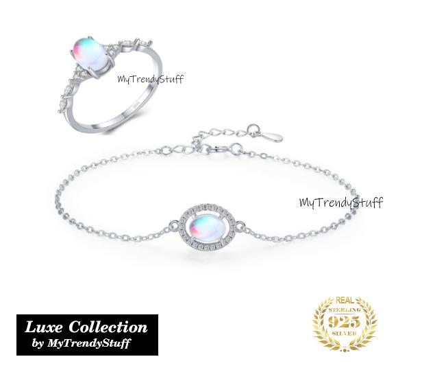 Rainbow moonstone jewelry top