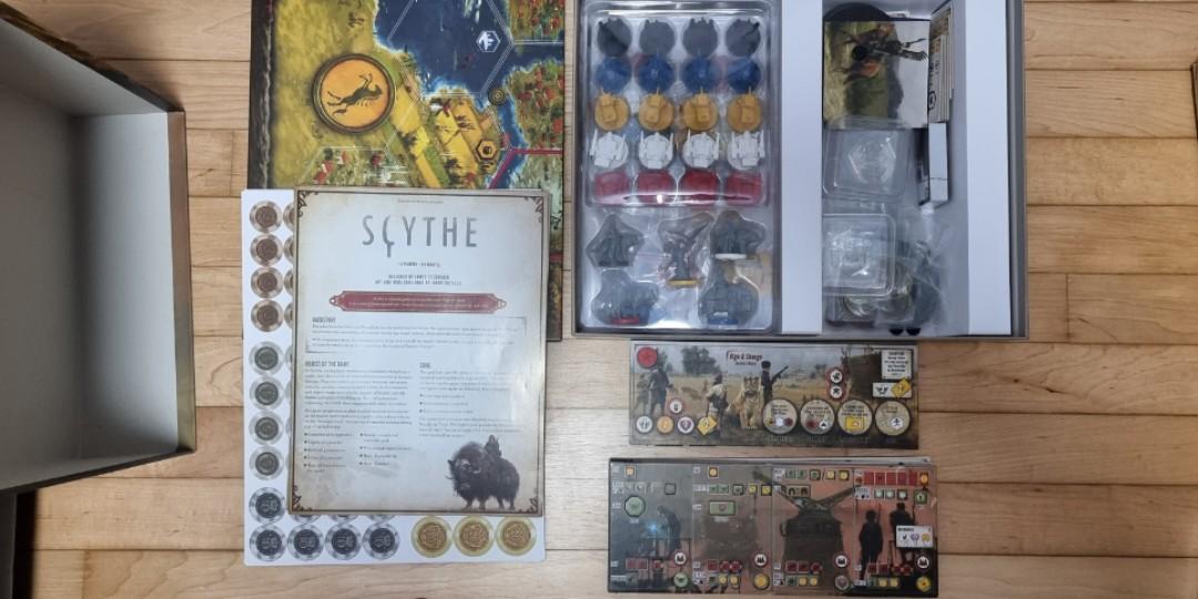 SCYTHE (Main) + SCYTHE Invaders from AFAR (Expansion) board game ...