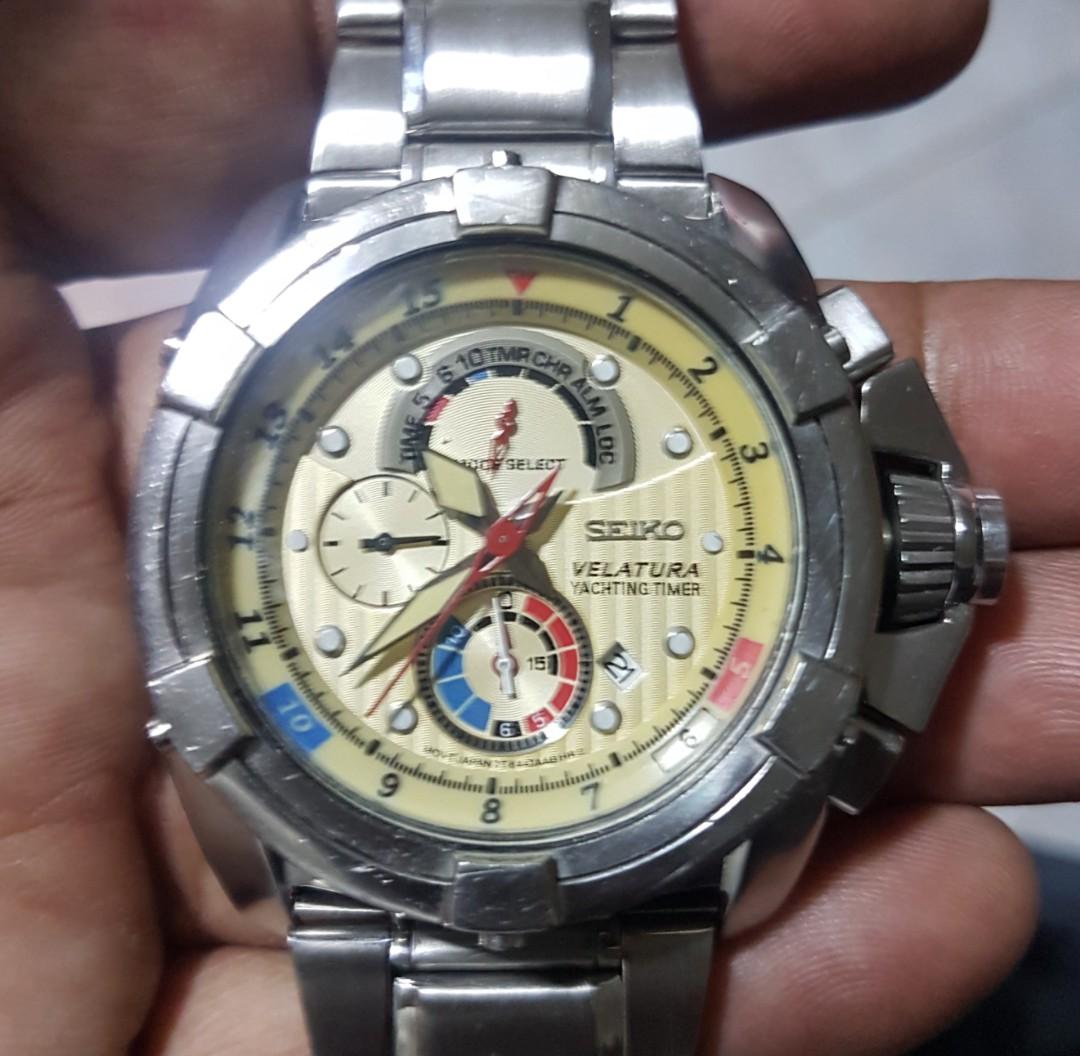 Seiko velatura sales yachting timer chronograph