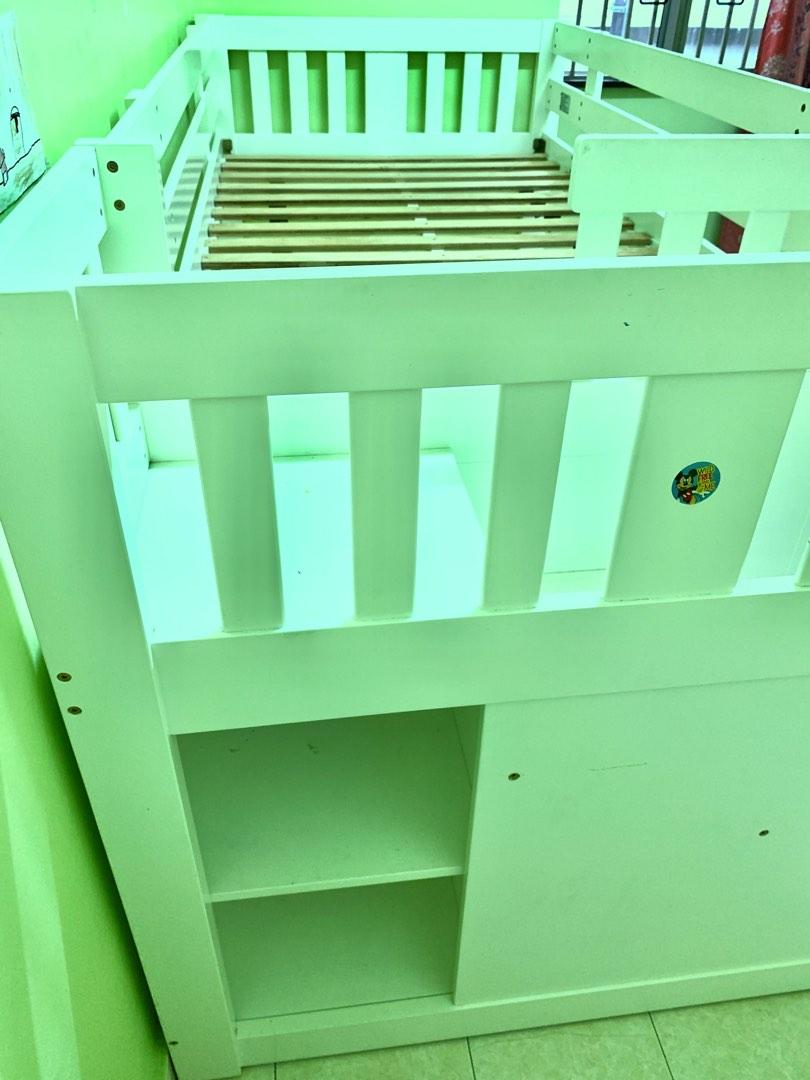 Solid wooden High bed frame, Babies & Kids, Baby Nursery & Kids