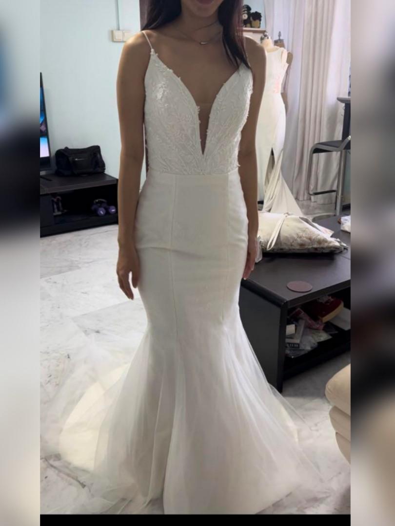 Spaghetti Straps Gown, Women's Fashion, Dresses & Sets, Evening dresses ...