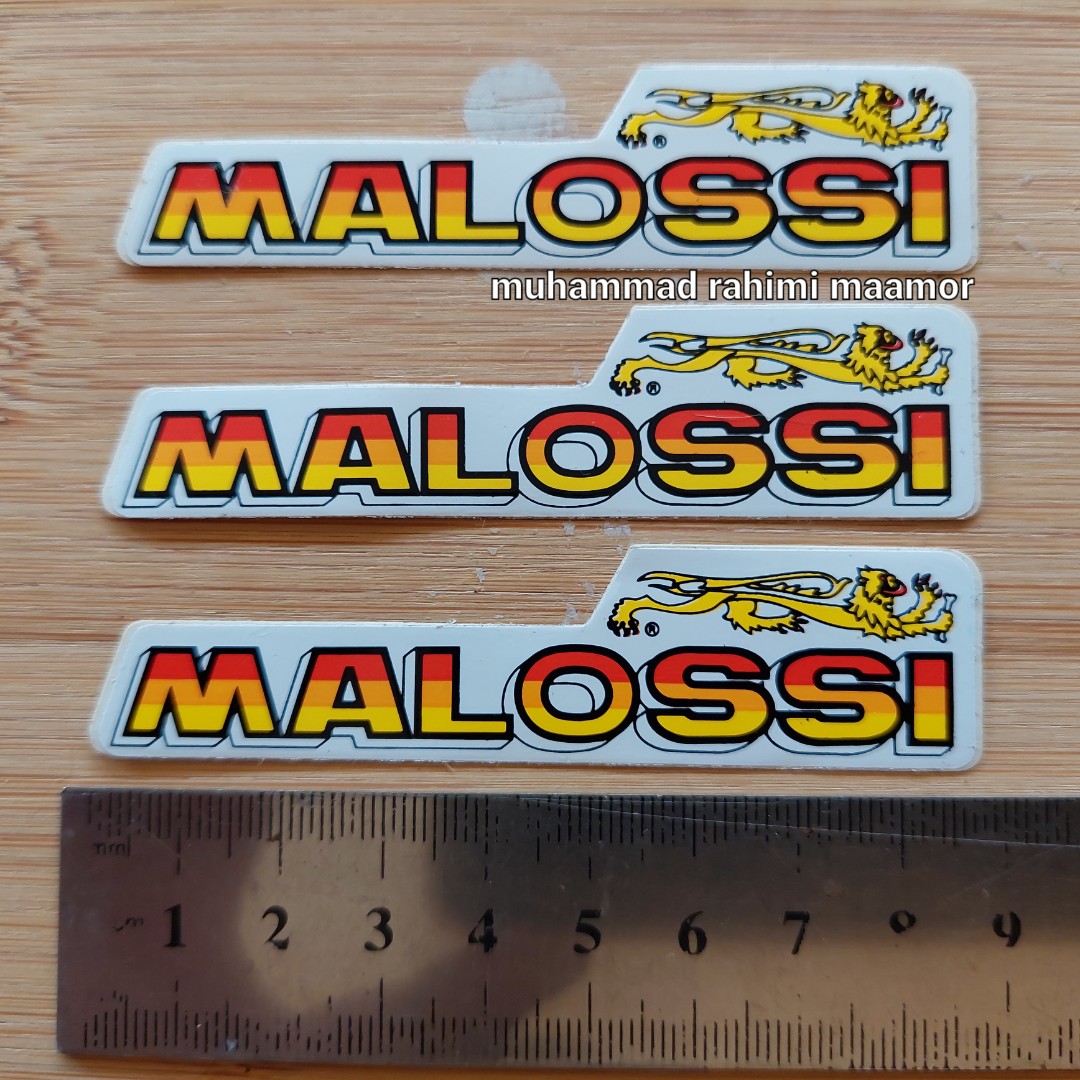 Sticker malossi kecil, Auto Accessories on Carousell