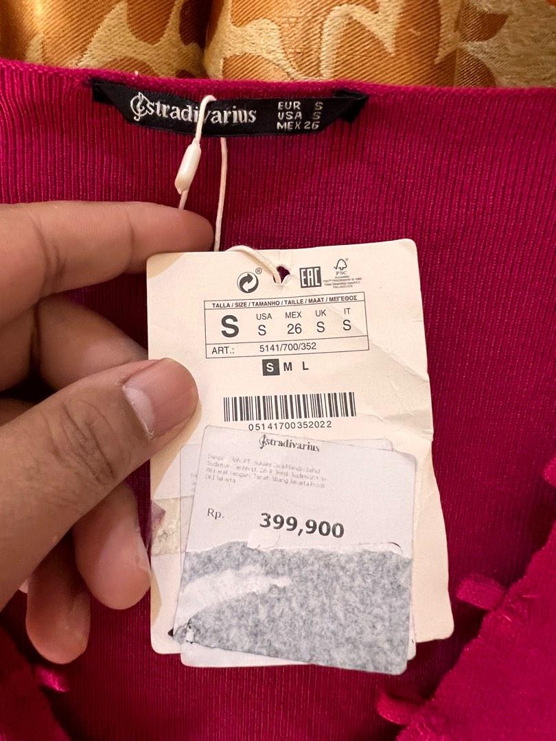 STRADIVARIUS LONG SLEEVE KNITWEAR, Fesyen Wanita, Pakaian ...