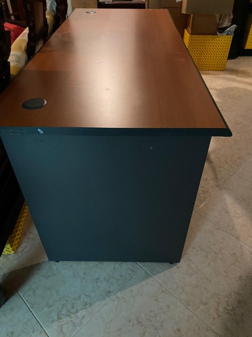 Table (Category: Tables & Sets) located in Singapore. Submitted by elmo.friends (Listing ID 1185996146, Image 3). Description: Length 160cm Width 70cm A good solid and sturdy table. A little flaw but will not affect the it. Still has many years of life. Self pick up at my place, .