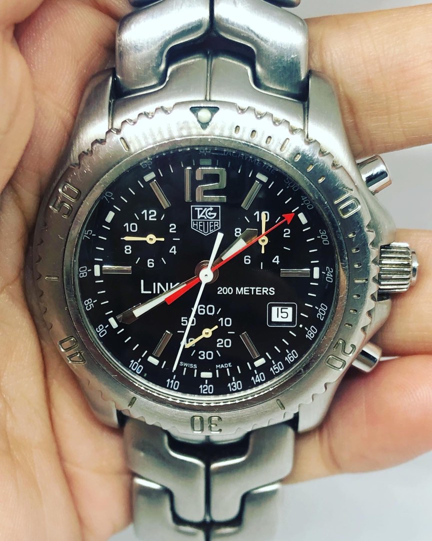 Tag Heuer Link Series Chronograph Quartz, 40mm Case Size Mens, Unit