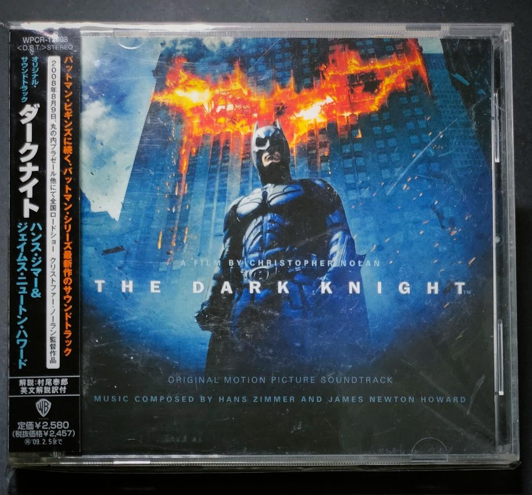 The Dark Knight (Original Soundtrack) - Hans Zimmer & James Newton Howard  (CD, Japan WPCR-12998, 2008)