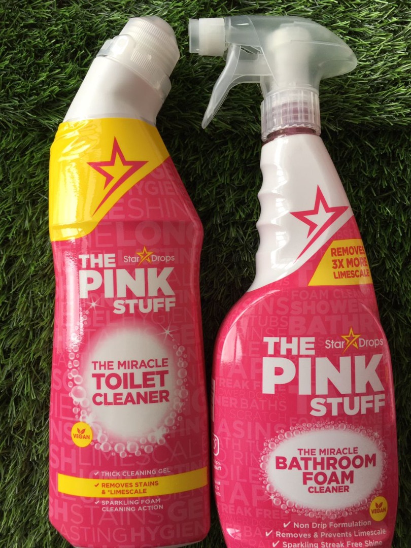 The Pink Stuff Bathroom Bundle Set, Furniture & Home Living, Bathroom & Kitchen Fixtures on