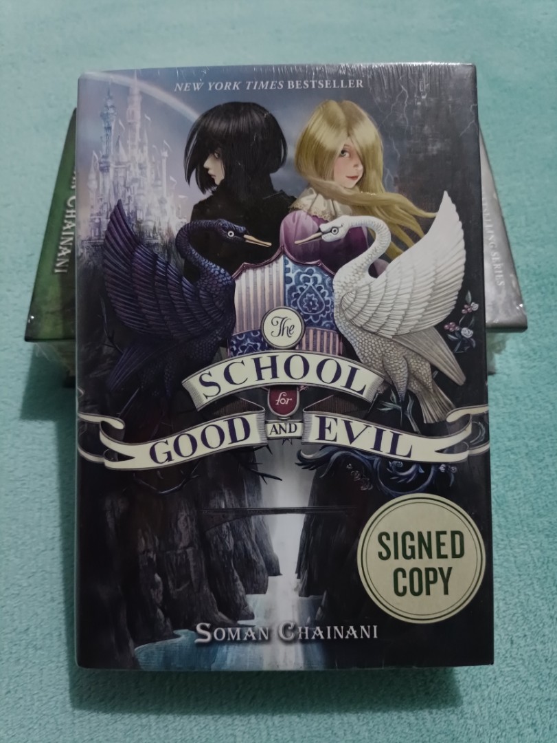 The School For Good And Evil Book 1 (SIGNED COPY  HARDCOVER), Hobbies   Toys, Books  Magazines, Fiction  Non-Fiction on Carousell