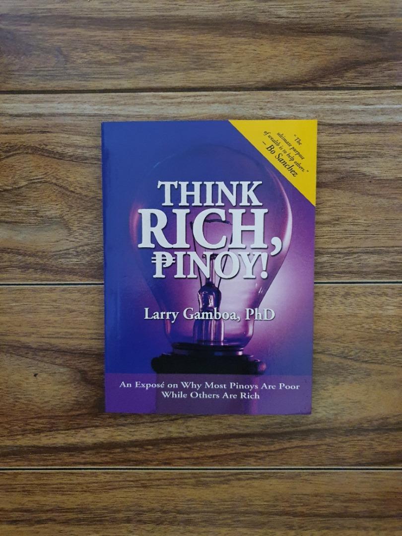 Think Rich Pinoy - Larry Gamboa, Hobbies &amp; Toys, Books &amp; Magazines, Fiction &amp; Non-Fiction on ...