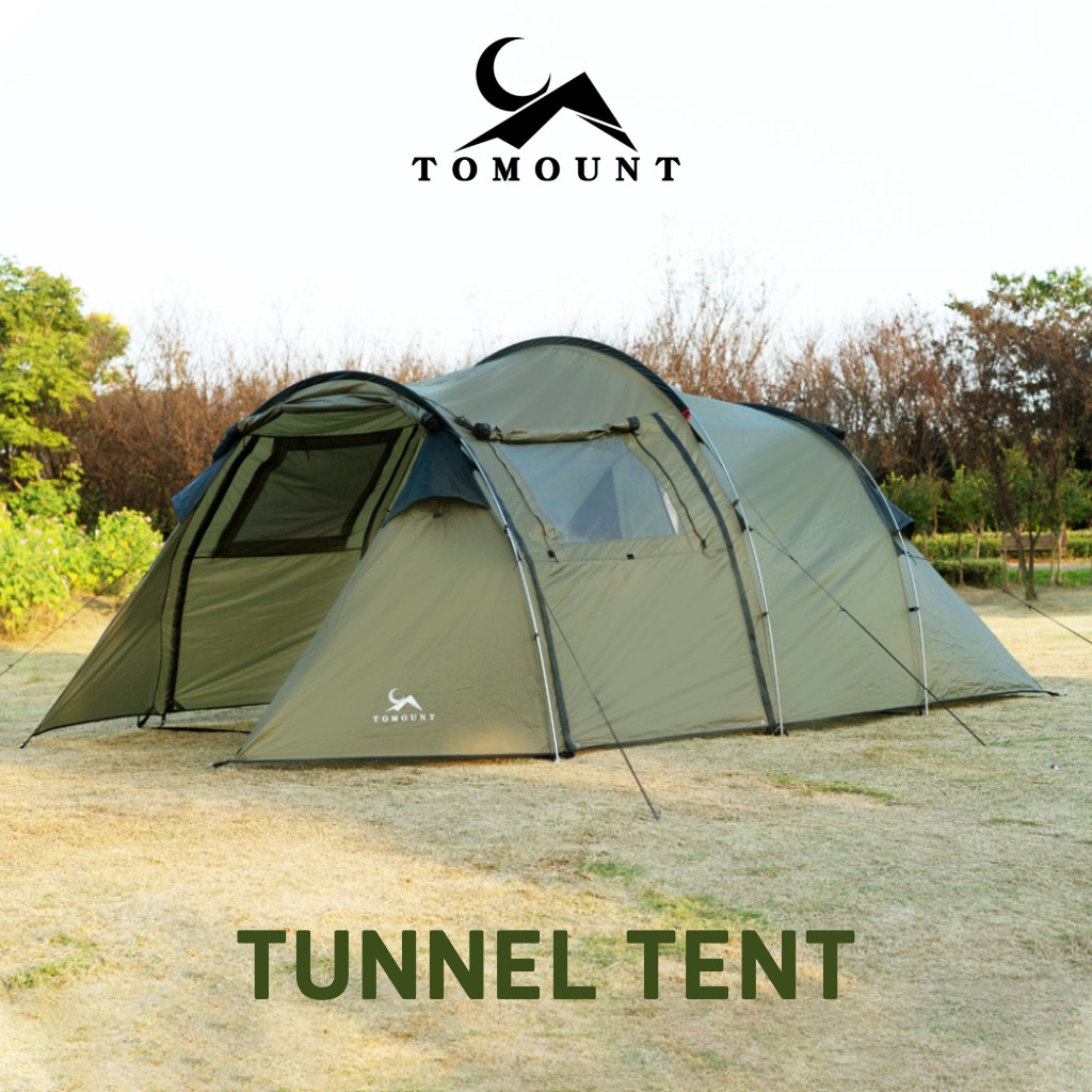 [TOMOUNT] Tunnel Tent, Sports Equipment, Hiking & Camping on Carousell