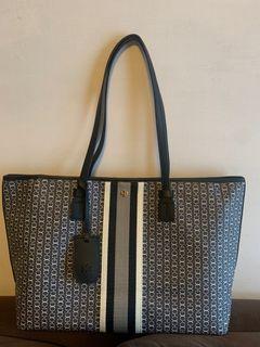 Tory Burch Gemini Link Tote Bag Large Black